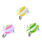 Крючок на липучке «Рыбки», 3 шт, цвет МИКС - Фото 1