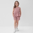 Костюм для девочки летний: майка, шорты, KAFTAN, розовый, рост 98-104 см - Фото 2