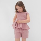 Костюм для девочки летний: майка, шорты, KAFTAN, розовый, рост 98-104 см - Фото 5