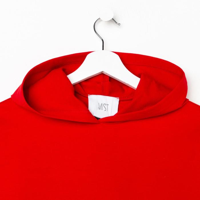 Костюм женский (толстовка и шорты) MIST, р. 40-42, красный 50266