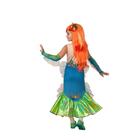Карнавальный костюм «Русалочка», платье, перчатки-митенки, парик, брошь, р. 32, рост 128 см - Фото 2