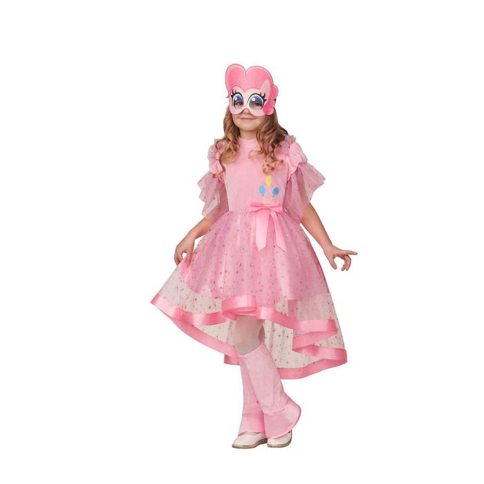Карнавальный костюм «Пинки Пай», платье, маска, гетры, р. 26, рост 104 см - Фото 1