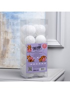 Гирлянда - нить, 5 м с насадками «Клубки белоснежные», IP20, прозрачная нить, 20 LED, свечение белое, 220 В - фото 118564189 Гирлянда - нить, 5 м с насадками «Клубки белоснежные», IP20, прозрачная нить, 20 LED, свечение белое, 220 В - фото 118564189