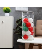 Гирлянда-нить, 5 м с насадками «Клубки лесные», IP20, прозрачная нить, 20 LED, свечение белое, 220 В - фото 7350052 Гирлянда-нить, 5 м с насадками «Клубки лесные», IP20, прозрачная нить, 20 LED, свечение белое, 220 В - фото 7350052