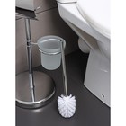 Стойка напольная с держателем для туалетной бумаги, освежителя и ершика, 80 см, хром - Фото 6