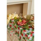 Скатерть новогодняя Доляна "Новогодняя мозаика" 145*180 +/- 2 см, 100% п/э - фото 30303718