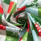 Скатерть новогодняя Доляна "Новогодняя мозаика" 145*180 +/- 2 см, 100% п/э - фото 30303722