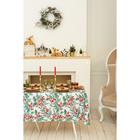 Скатерть новогодняя Доляна «Christmas berries» 145×300 ±2 см - Фото 2