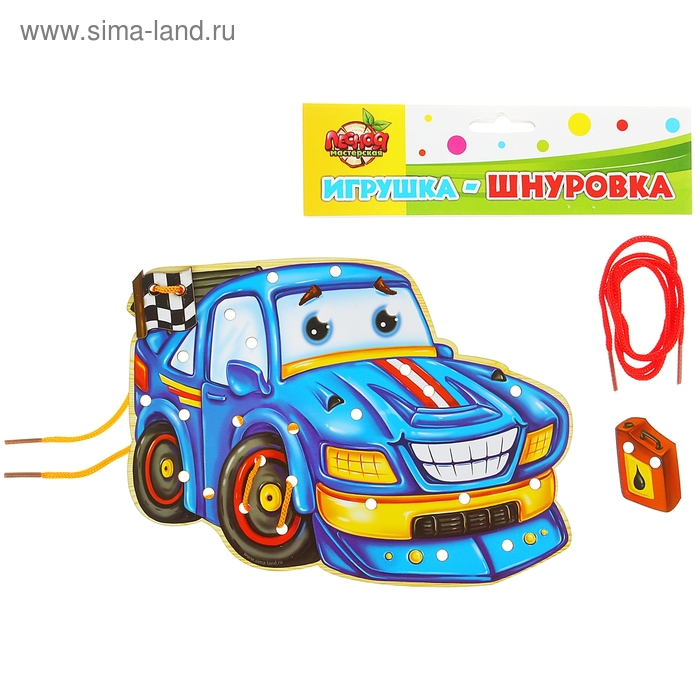 Шнуровка фигурная "Крутая тачка" - Фото 1