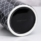 Дозатор для мыла Доляна «Марокко», 380 мл, чёрный - Фото 4