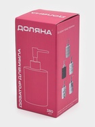 Дозатор для мыла Доляна «Марокко», 380 мл, белый - Фото 6