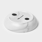 Мыльница керамическая «Розалин», бело-чёрная - Фото 3