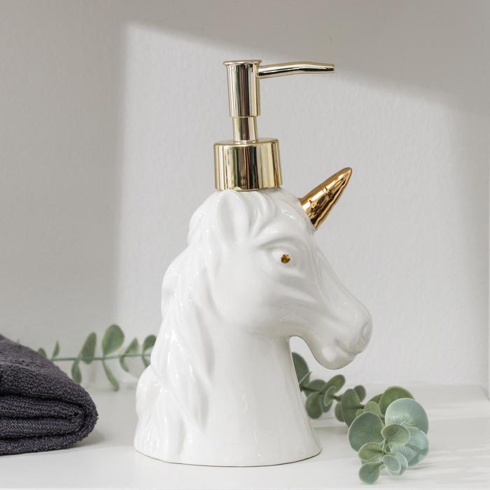 Дозатор для жидкого мыла «Единорог», 300 мл - Фото 1