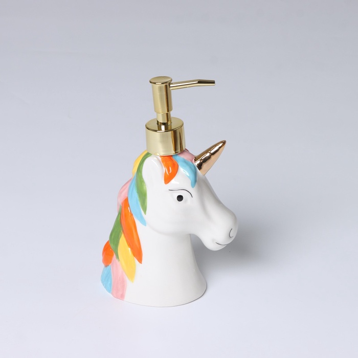 Дозатор для жидкого мыла «Единорог», 300 мл - Фото 1