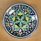 Тарелка Риштанская Керамика "Цветы", синяя, глубокая, 20 см МИКС - Фото 8
