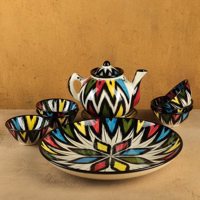 Набор чайный Риштанская керамика 