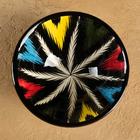 Набор чайный Риштанская керамика «Атлас», 9 предметов: чайник 800 мл, пиалы 200 мл, ляган, разноцветный - Фото 7