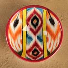 Набор чайный Шафран «Риштанская Керамика», 9 предметов: чайник 800 мл, пиалы 6 шт. 200 мл, ляган, блюдце, жёлтый - Фото 7