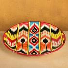 Набор чайный Шафран «Риштанская Керамика», 9 предметов: чайник 800 мл, пиалы 6 шт. 200 мл, ляган, блюдце, жёлтый - Фото 8