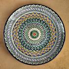 Ляган узбекский Риштанская керамика «Узоры», для плова, d=41 см, синий МИКС - Фото 5