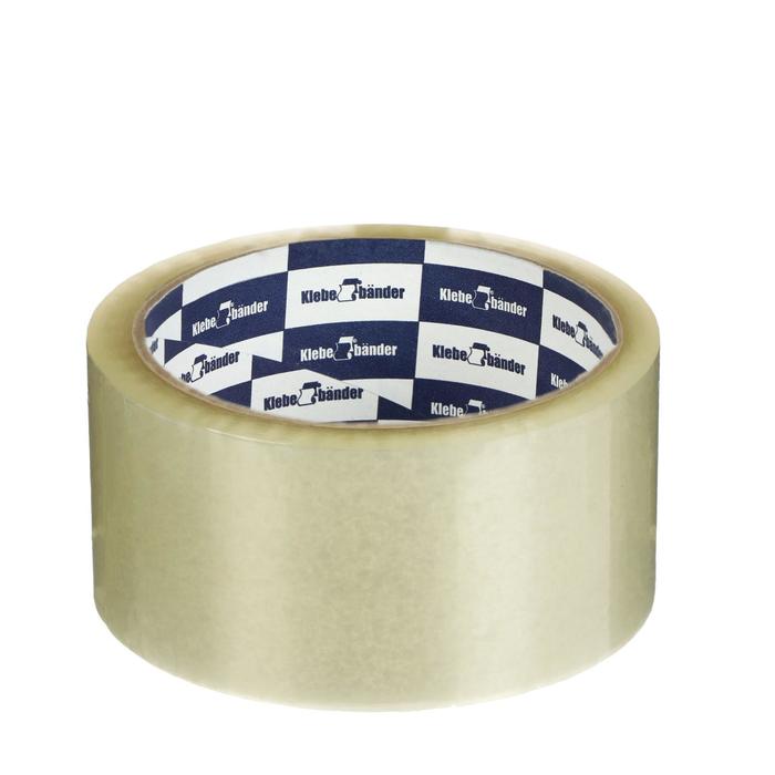 Упаковочная лента Klebebänder, 50 мм×63 м, прозрачная - Фото 1