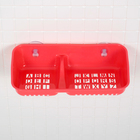 Полка для ванной с мыльницей «Алфавит», 20×9,5×4 см, цвет МИКС - Фото 4