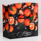 Пакет-коробка «Мандарины», 28 × 20 × 13 см - Фото 5