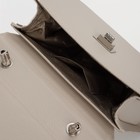 Сумка-мессенджер, отдел на клапане, наружный карман, длинный ремень, цвет бежевый - Фото 3