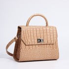 Сумка женская TEXTURA, мессенджер, средний размер, цвет бежевый - Фото 3