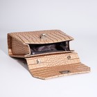 Сумка женская TEXTURA, мессенджер, средний размер, цвет бежевый - Фото 6