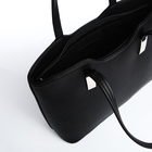 Сумка женская TEXTURA, тоут, средний размер, цвет чёрный - фото 24334825