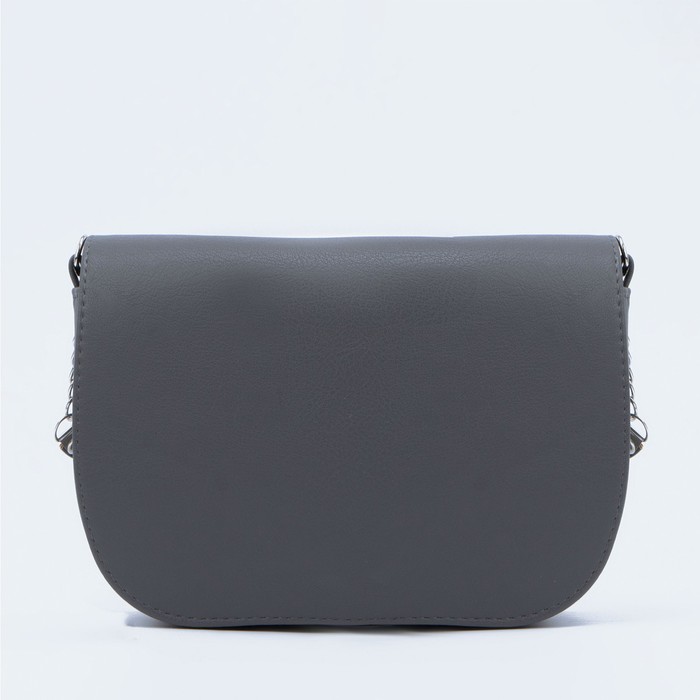 Сумка женская TEXTURA, мессенджер, маленький размер, цвет серый - Фото 1