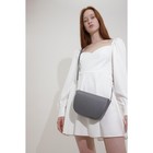Сумка женская TEXTURA, мессенджер, маленький размер, цвет серый - Фото 4