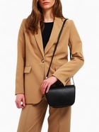 Сумка женская мессенджер TEXTURA на магните, 15×6×13 см, чёрная - Фото 12