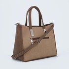 Сумка-тоут TEXTURA на молнии, цвет бежевый - Фото 2