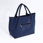 Сумка-тоут на молнии, цвет синий - Фото 2