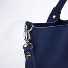 Сумка-тоут на молнии, цвет синий - Фото 5