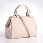 Сумка женская саквояж TEXTURA на молнии, 36×17×24 см, бежевая - Фото 1