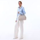 Сумка женская саквояж TEXTURA на молнии, 36×17×24 см, бежевая - Фото 2