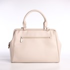 Сумка женская саквояж TEXTURA на молнии, 36×17×24 см, бежевая - Фото 4