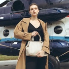 Сумка женская саквояж TEXTURA на молнии, 36×17×24 см, бежевая - Фото 9