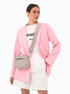 Сумка женская кросс-боди TEXTURA на молнии, 19×7×15 см, бежевая - Фото 10