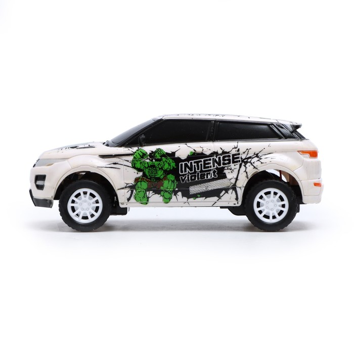 Машина радиоуправляемая «Эвог», работает от батареек, цвет белый 50280