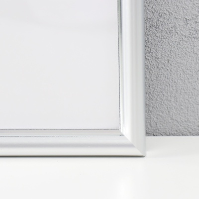 Фоторамка пластик "МИРАМ" 29.7х42 см, (A3) 636421, серебро (пластиковый экран)