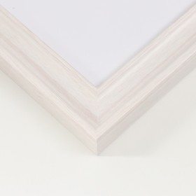 Фоторамка для фото 25×25 см «МИРАМ», пластик, слоновая кость, (пластиковый экран)