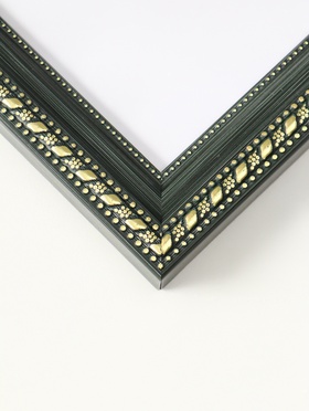 Фоторамка для фото 20×30 см «МИРАМ», пластик, зелёный, (пластиковый экран)