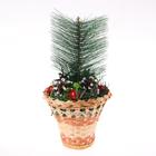 Новогодняя композиция «Шишки в корзинке» - Фото 2