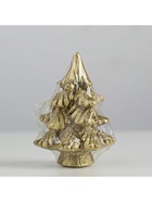 Свеча декоративная «Ёлочка новогодняя», 7 см, золотая - Фото 4