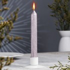 Свеча античная "Винтаж", 17х1,8  см, лакированная светло розовая - фото 318560492