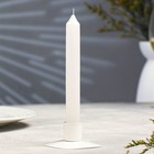 Свеча античная "Винтаж", 17х1,8  см, лакированная белый перламутр - фото 318560493